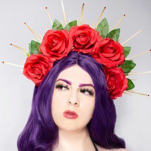 LASR Fatal Beauty Rose Crown
